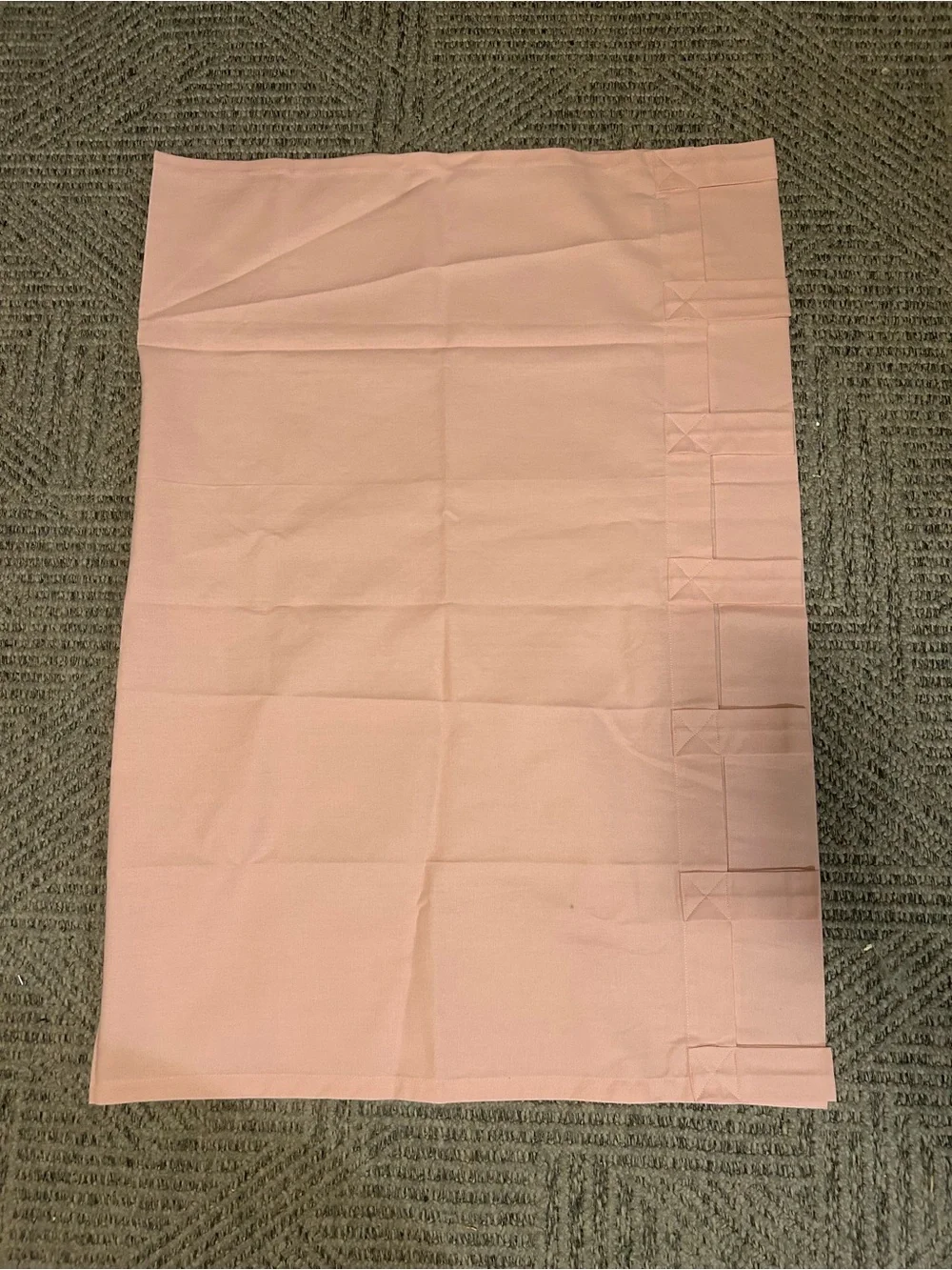 Pottery Barn Kids Pink Sailcloth Panel 100% Curtain 63inch/160.02cm Curtain
